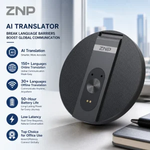 ZNP Ultra-thin AI Voice Translator