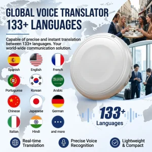 Wearable Real-Time 133 Language Translation
