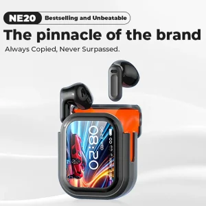 AI Translator Earbud Real-Time Translation LCD Screen